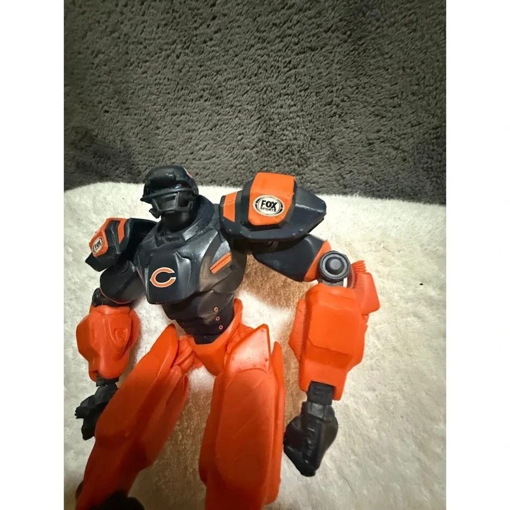 Chicago Bears‎ NFL Fox Sports Cleatus Robot Action Figure Orange Navy Blue White